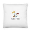 To The Moon — Basic Pillow 6