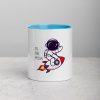 To The Moon — Mug with Color Inside 8