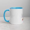 To The Moon — Mug with Color Inside 9