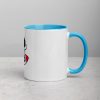 To The Moon — Mug with Color Inside 10