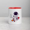 To The Moon — Mug with Color Inside 2