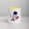 To The Moon — Mug with Color Inside 11