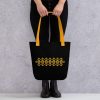 Tote bag with Binance pattern 2